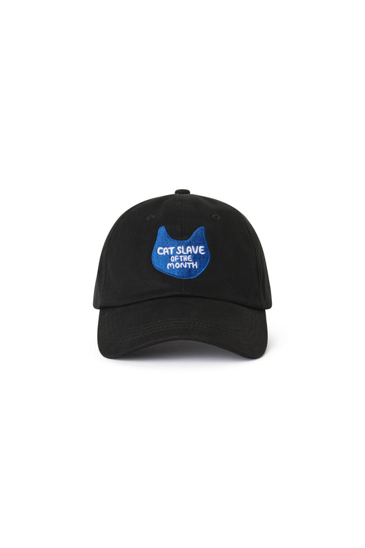 Cat Slave Of The Month Baseball Cap in Black