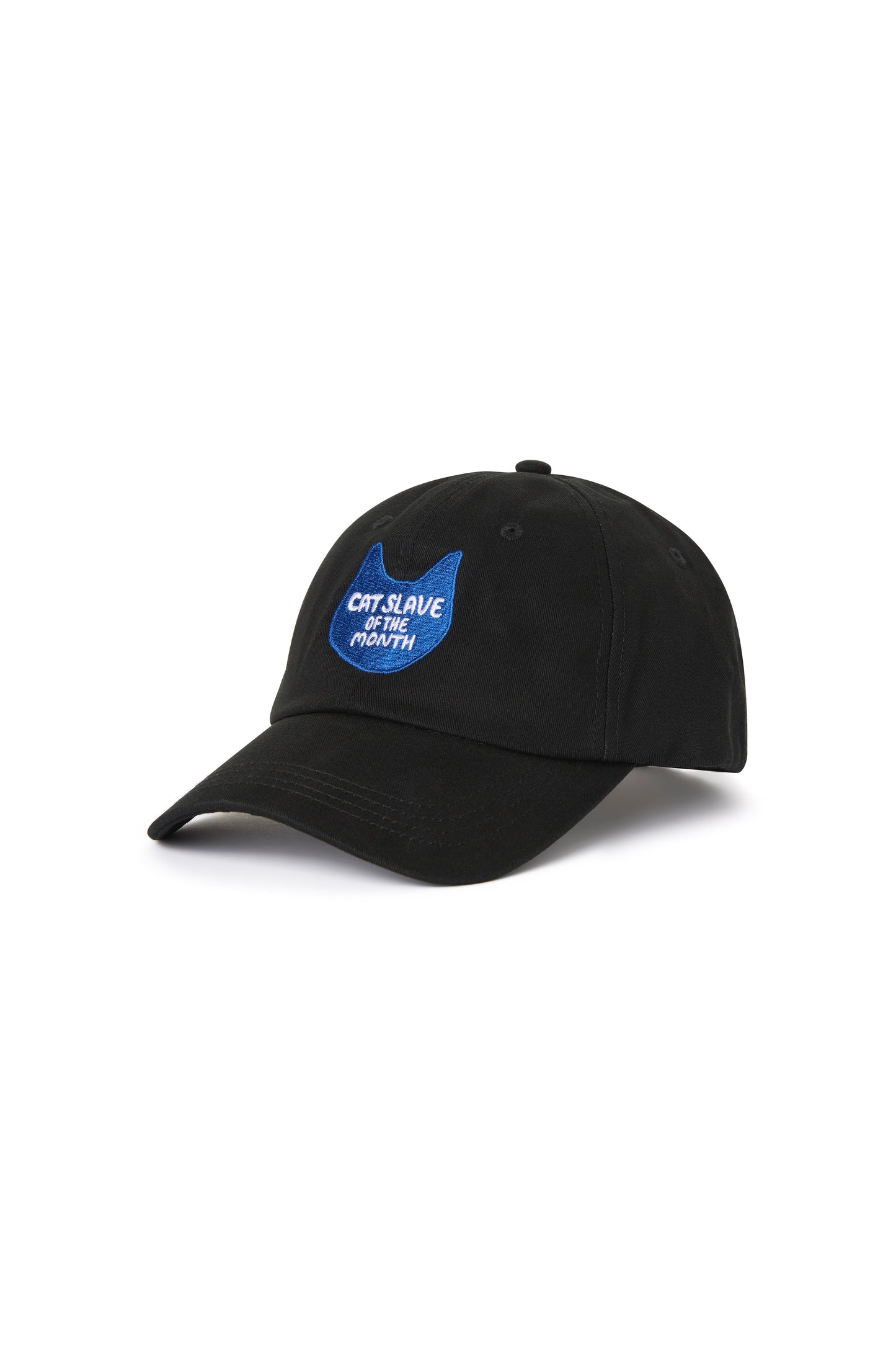 Cat Slave Of The Month Baseball Cap in Black